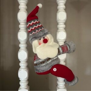 Stuffed Felt Santa Decor